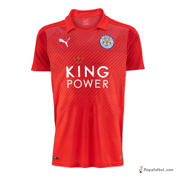 Camiseta Leicester City Replica Segunda Ropa 2016/17 Rojo